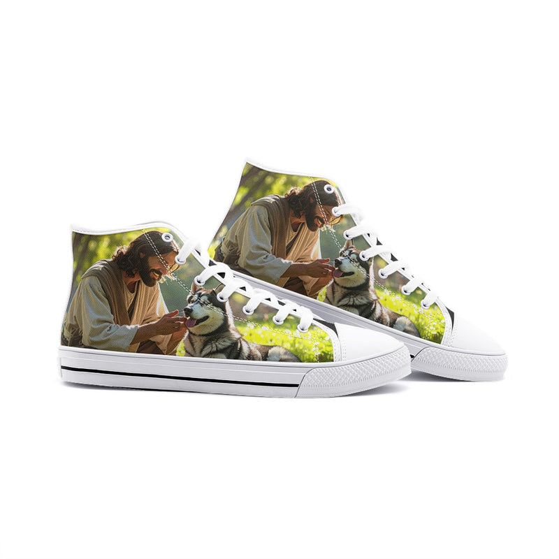 Jesus Unisex High Top Canvas Shoes - Freaky Shoes®