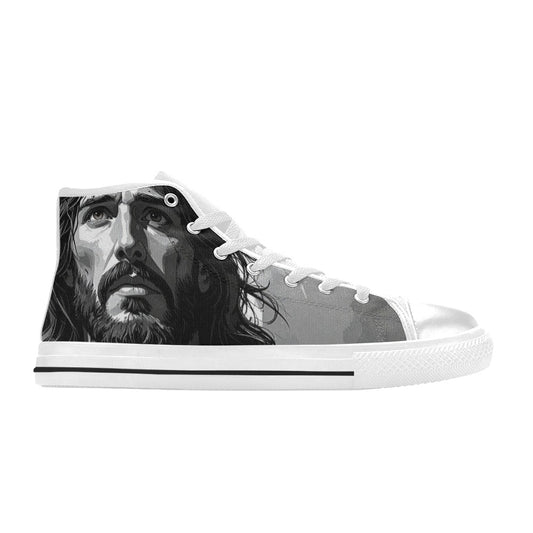 WOMEN'S Jesus_Ht_04 High Top Canvas Surreal Custom Sneakers