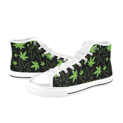 WOMEN'S Cc Weed 420 Art High Top Canvas Y2K Sneakers