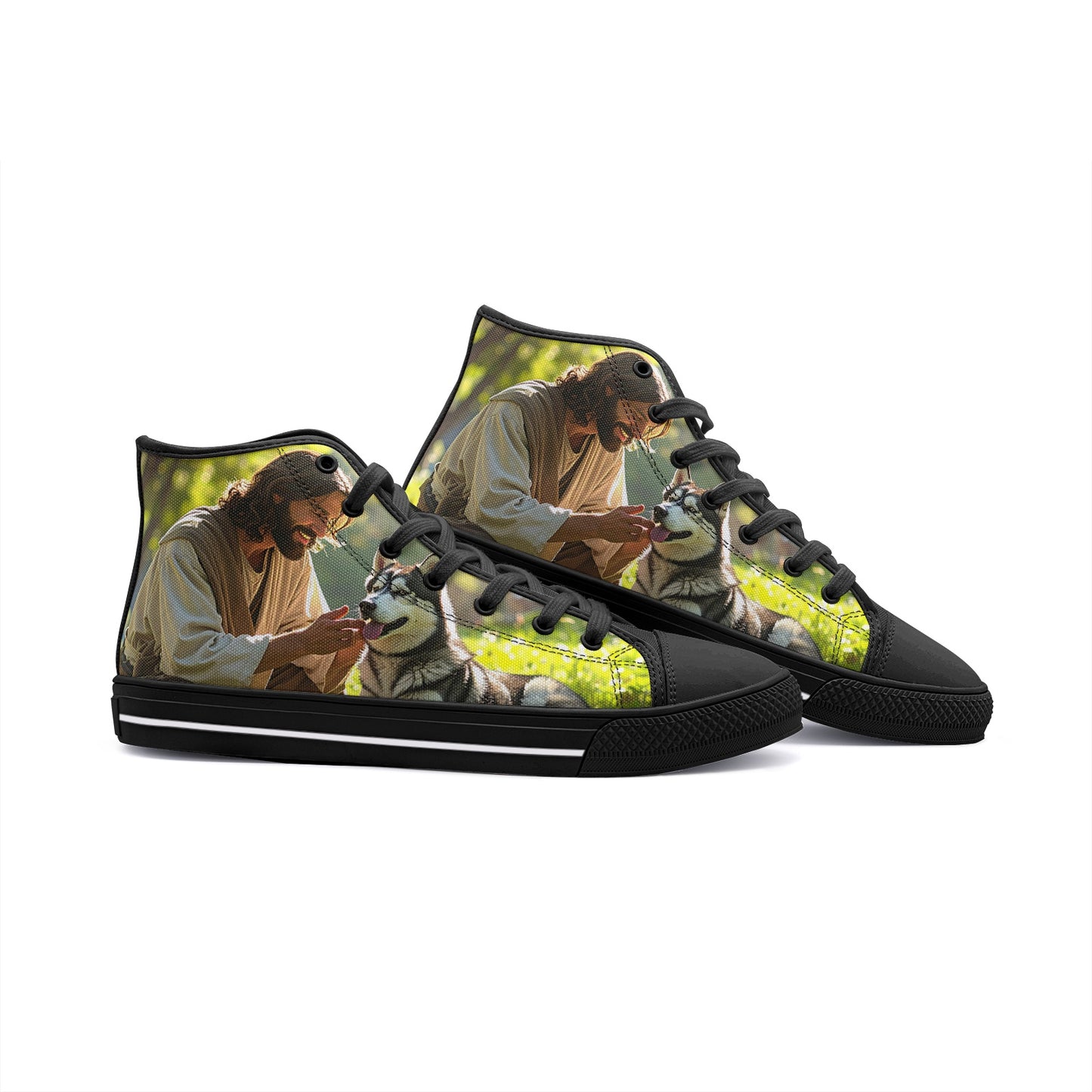 Jesus Unisex High Top Canvas Shoes - Freaky Shoes®