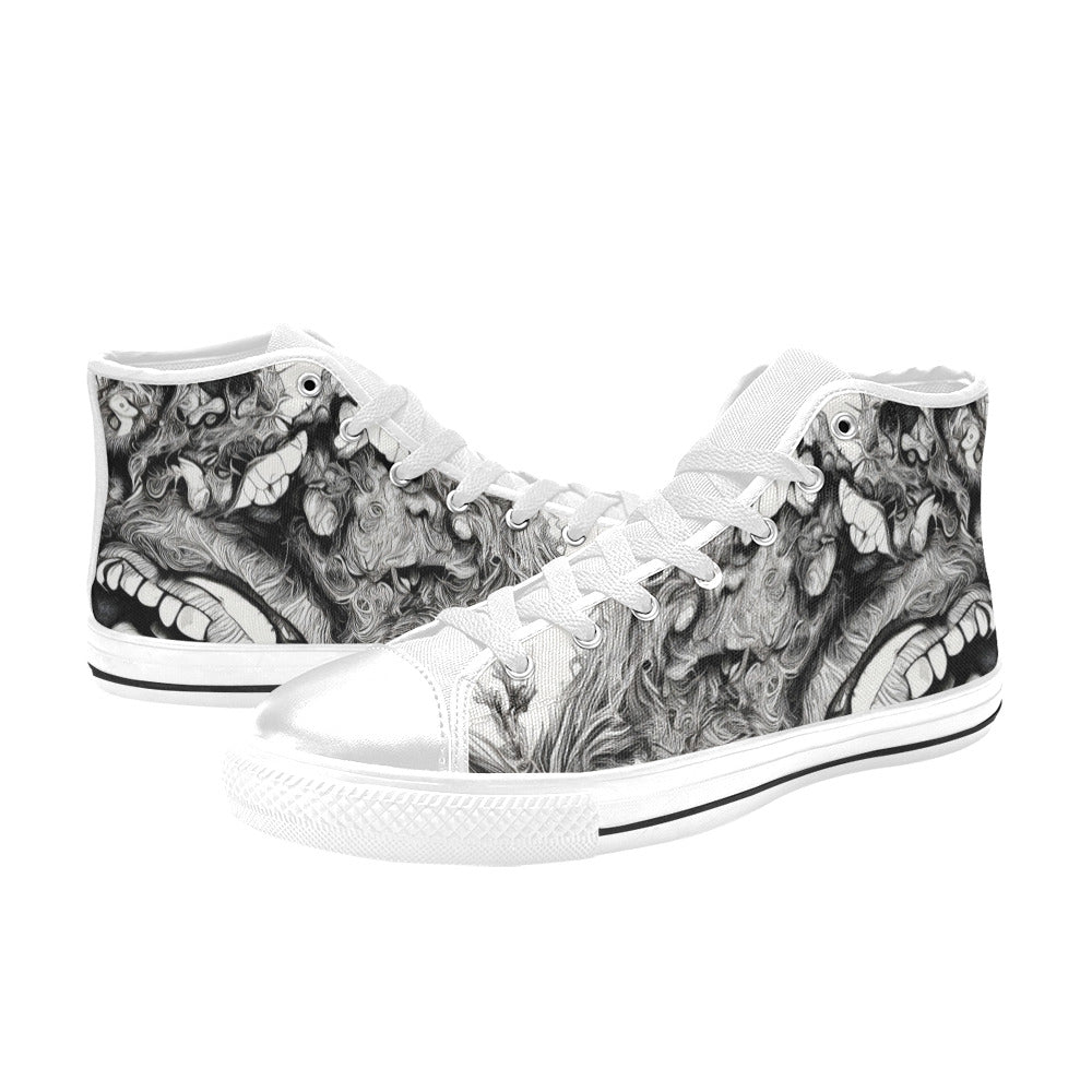 WOMEN'S Freestyle Horror 2 High Top Canvas Dreamcore Custom Shoes