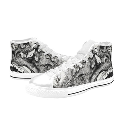 WOMEN'S Freestyle Horror 2 High Top Canvas Dreamcore Custom Shoes