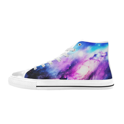 MEN'S Cc Galaxy Art 3 High Top Canvas Y2K Sneakers