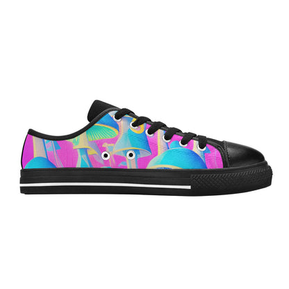 WOMEN'S Cc Mushroom Art 2 Canvas Dark Academia Custom Sneakers