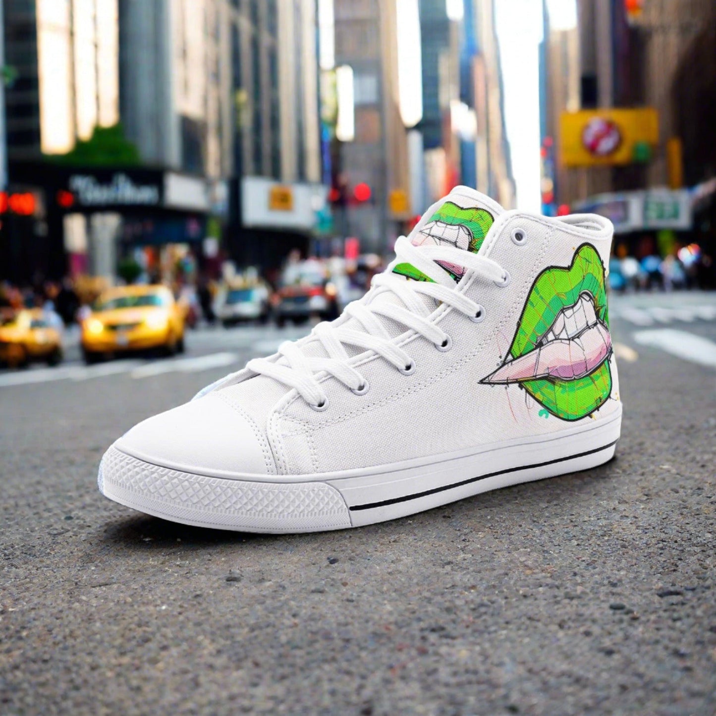 Monarch Dark Cosmic Unique Bold Art - Freaky Shoes | Custom Art Sneakers