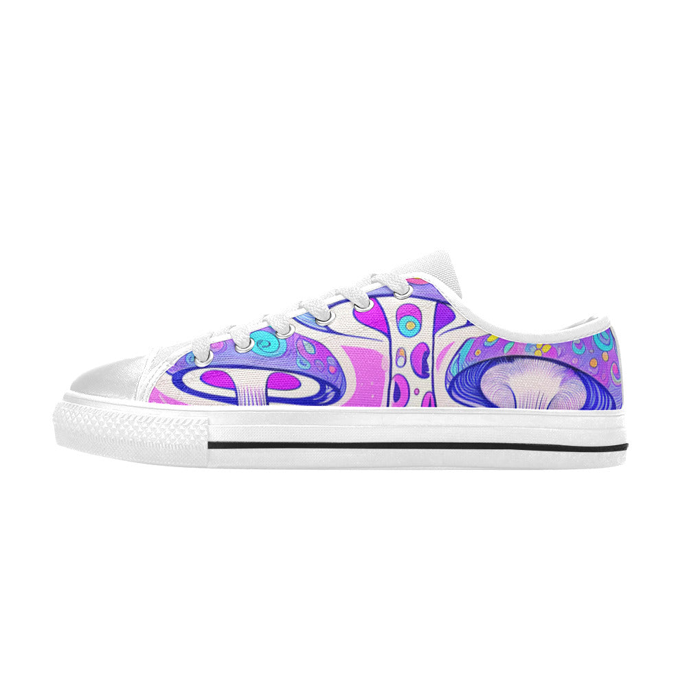 MEN'S Magic Mushrooms Art Canvas Dreamcore Shoes