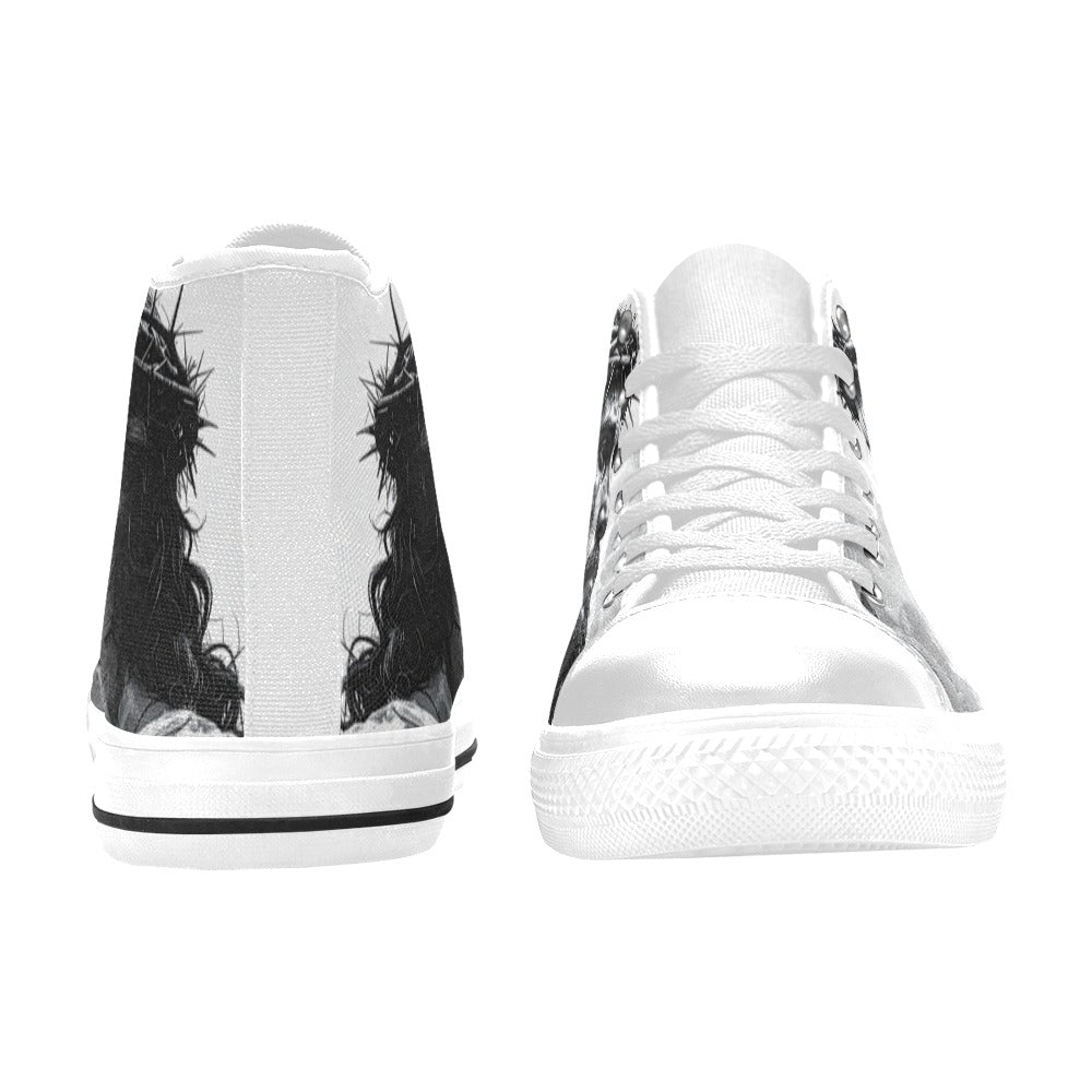 WOMEN'S Jesus_Ht_06 High Top Canvas Cottagecore Custom Shoes