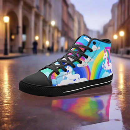 Chinese Dragon Silver Blue Vivid Bold Art - Freaky Shoes | Custom Art Sneakers