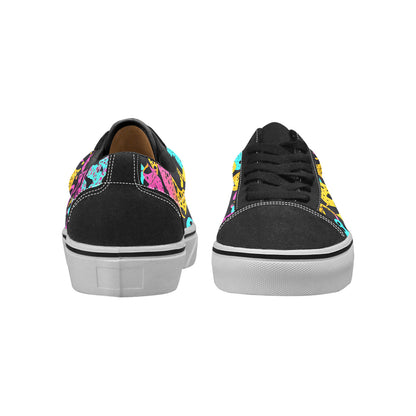 WOMEN'S Animal Print Art Low Top Skateboarding Cottagecore Sneakers
