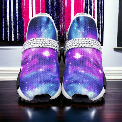 Monarch Pink Cream Wearable Bold Art - Freaky Shoes | Custom Art Sneakers
