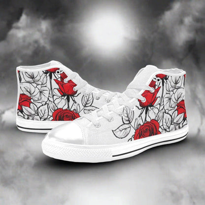 Phoenix Navy Indigo Custom Bold Art - Freaky Shoes