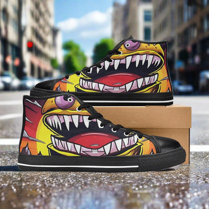 Dragon Pastel Soft Unique MEN Bold Art - Freaky Shoes | Custom Art Sneakers