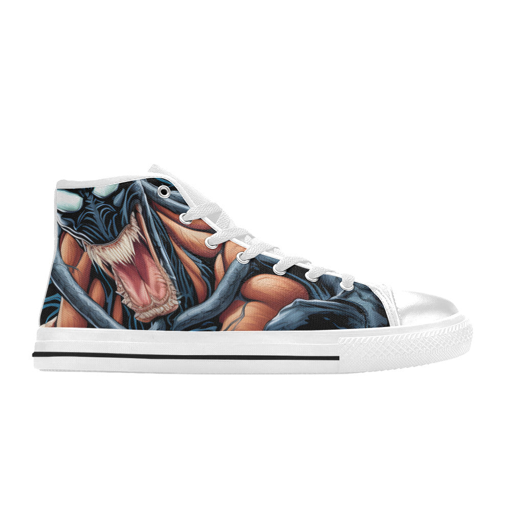 MEN'S Cc Demon Men’S High Top Canvas Grunge Custom Sneakers