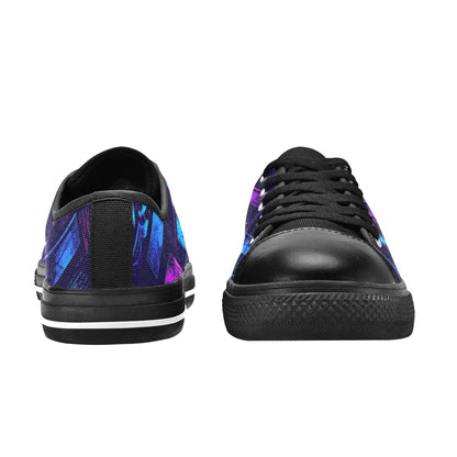 KIDS' Electric Houndstooth Dream 1 Low Top Canvas Y2K Shoes
