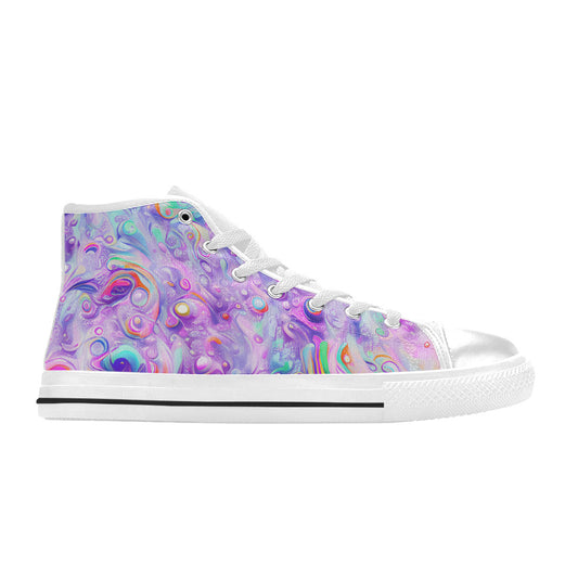 MEN'S Cc Acid Bath 10 High Top Canvas Vibrant Chaos Custom Shoes