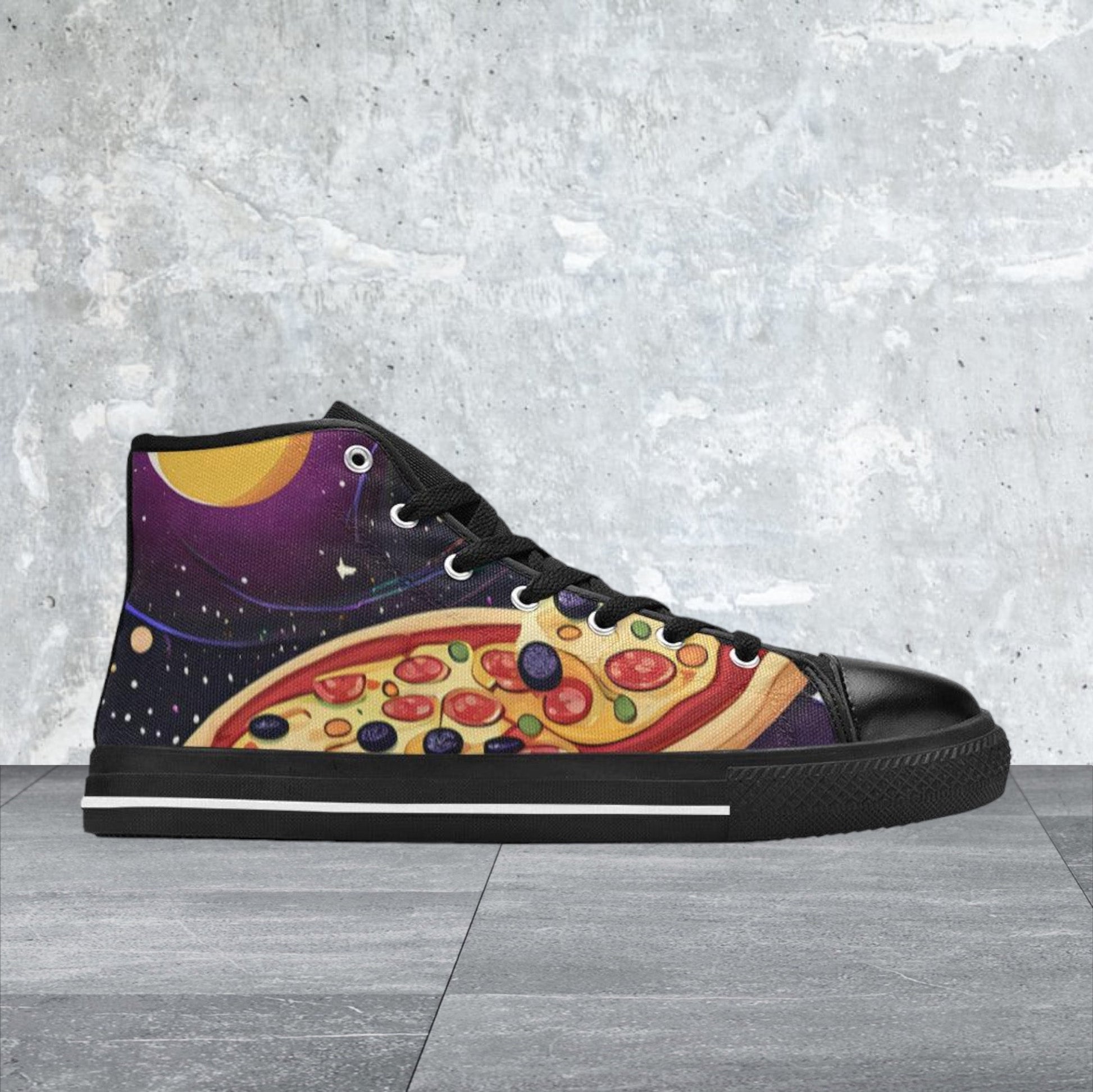 Monarch Red Gold Unique WOMEN Bold Art - Freaky Shoes | Custom Art Sneakers
