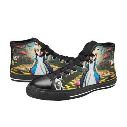 MEN'S Creepy Art 2 Men’S High Top Canvas Dreamcore Shoes