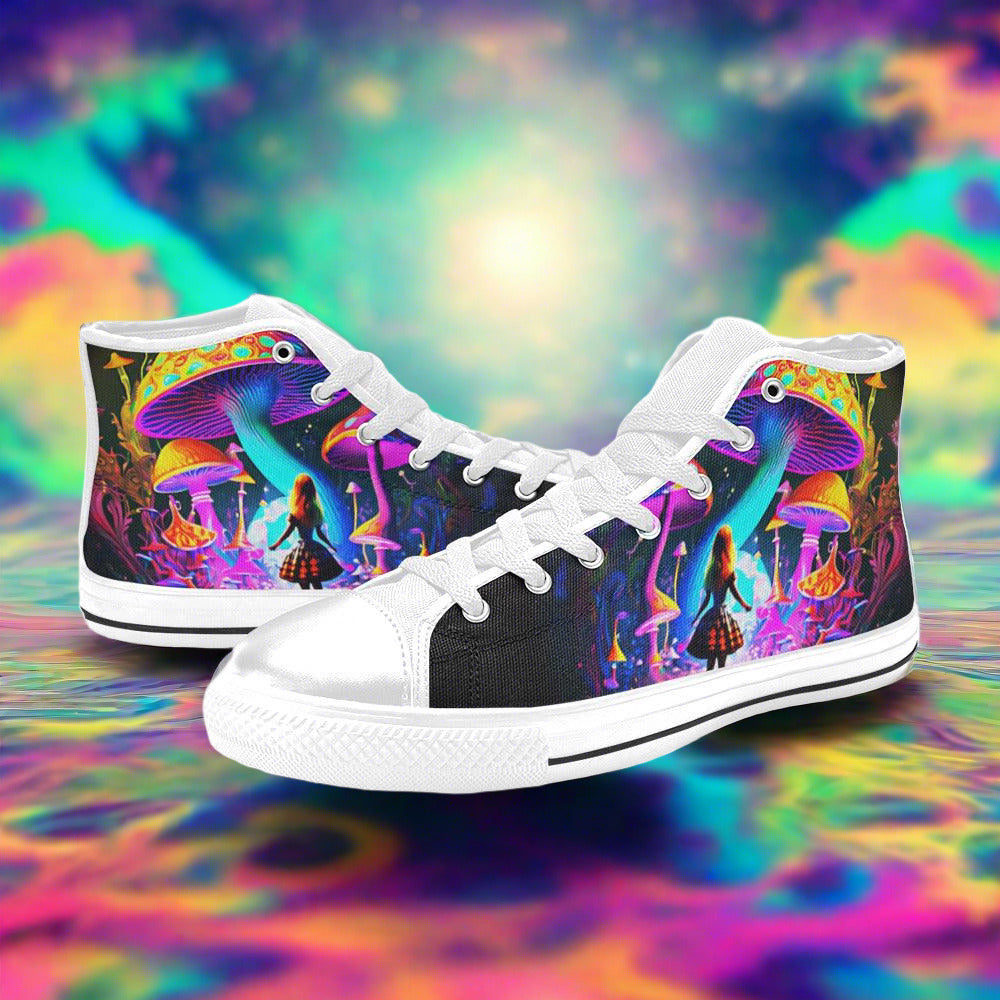Mermaid Pastel Soft Custom MEN Bold Art - Freaky Shoes | Custom Art Sneakers