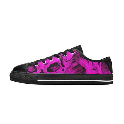 MEN'S Cc Horror Art 3 Canvas Neon Fantasy Shoes