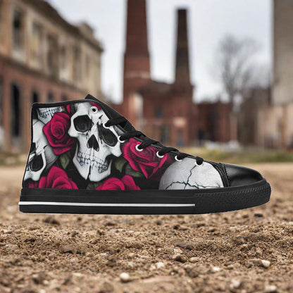 Koi Earthy Brown Unique MEN Bold Art - Freaky Shoes | Custom Art Sneakers