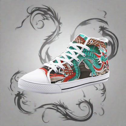 Cherry Blossom Pastel Soft Wearable Bold Art - Freaky Shoes | Custom Art Sneakers