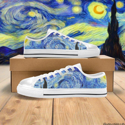 Mermaid Orange Black Unique Bold Art - Freaky Shoes
