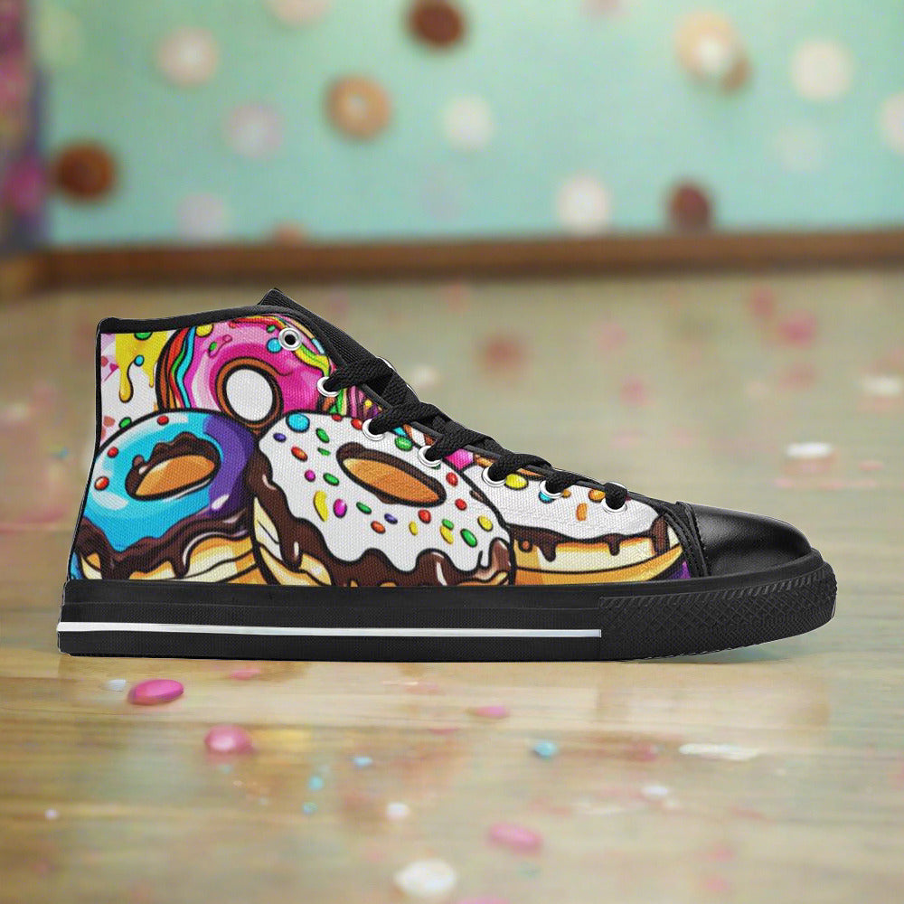 Wolf White Gold Custom Bold Art - Freaky Shoes