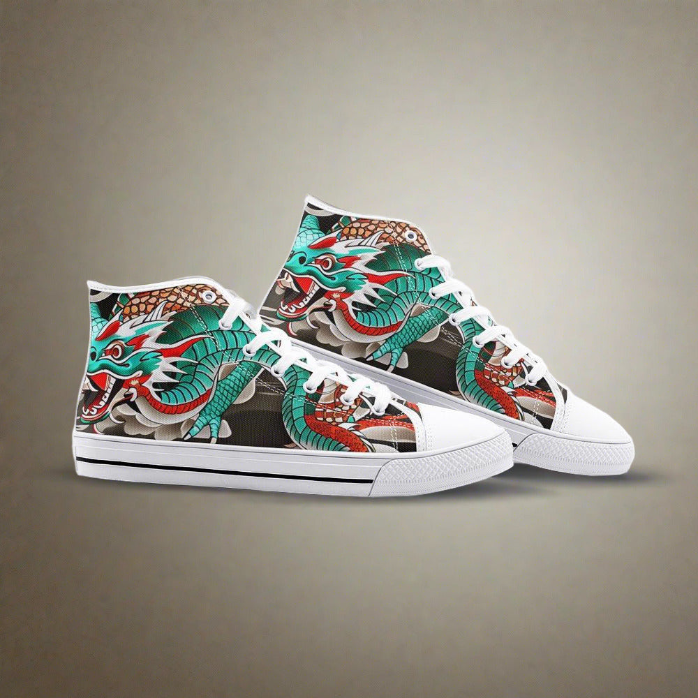 Cherry Blossom Pastel Soft Wearable Bold Art - Freaky Shoes | Custom Art Sneakers