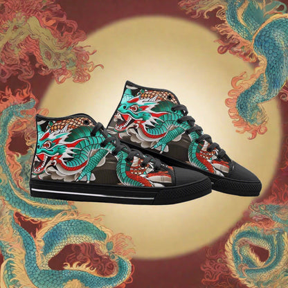 Cherry Blossom Pastel Soft Wearable Bold Art - Freaky Shoes | Custom Art Sneakers