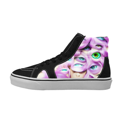 MEN'S Eye See Wall Eyes High Top Skateboarding Dreamcore Sneakers