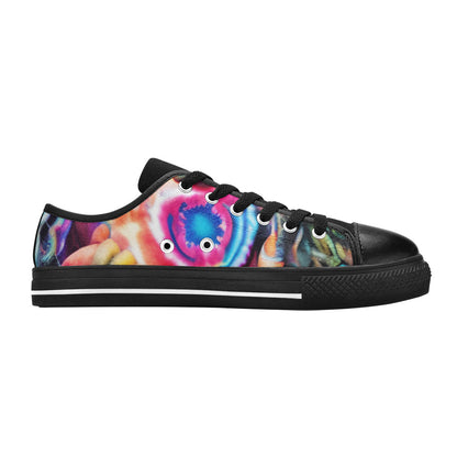 MEN'S Cc Tie Dye Woman Canvas Surreal Custom Sneakers