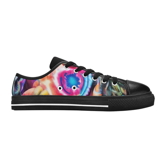 MEN'S Cc Tie Dye Woman Canvas Surreal Custom Sneakers