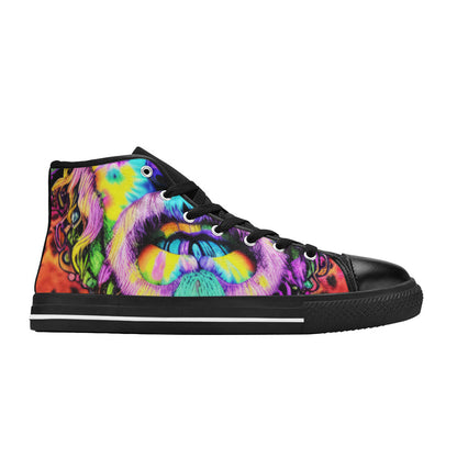 MEN'S Cc Canvas Classic Tie High Top Canvas Aesthetic Custom Shoes