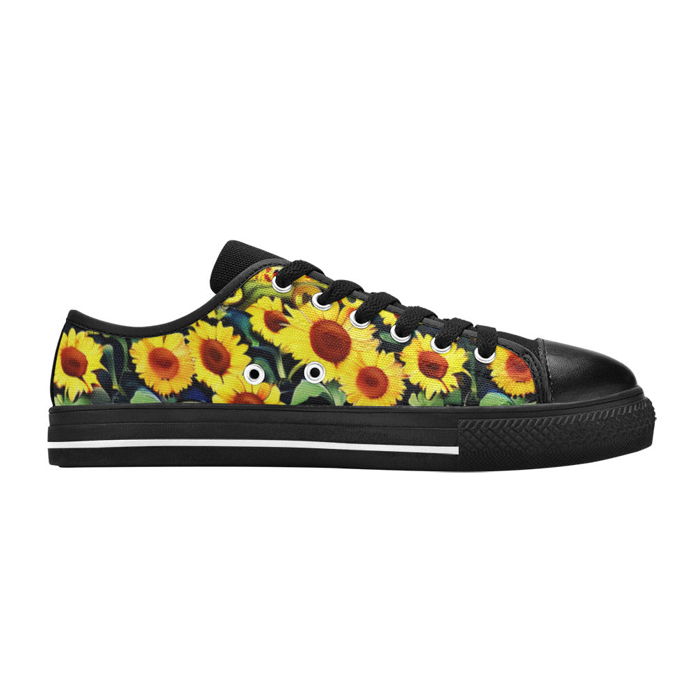 WOMEN'S Sunflowers Art 5 Canvas Cottagecore Sneakers