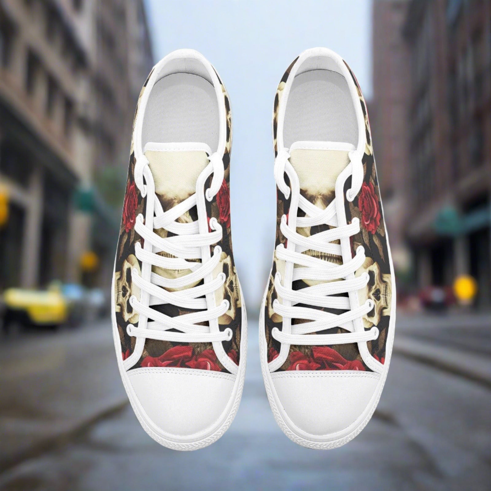 Butterfly Rainbow Silver Blue Vivid Bold Art - Freaky Shoes | Custom Art Sneakers
