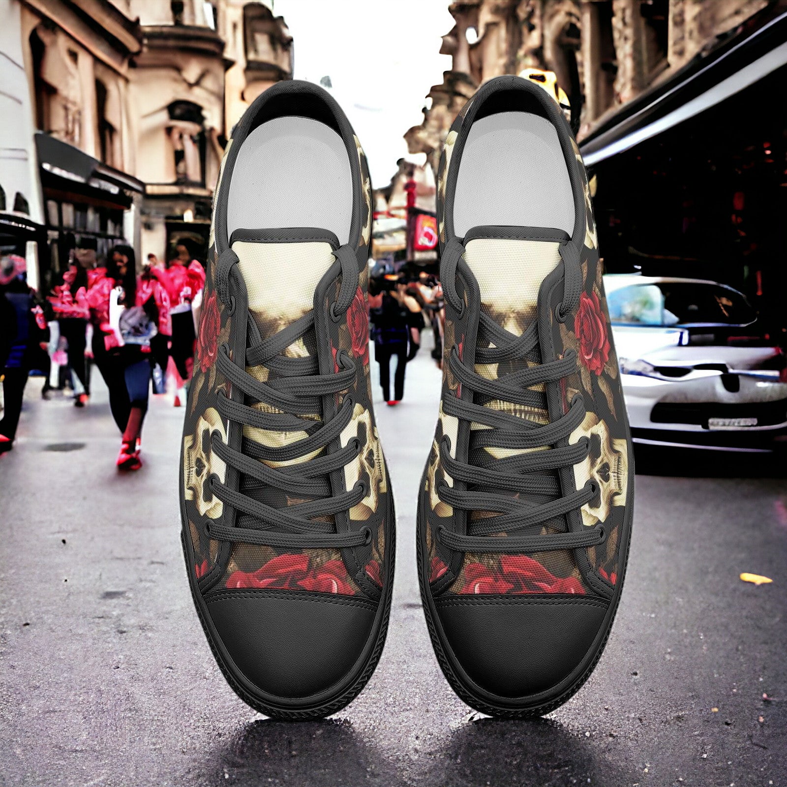Rose Skulls - Freaky Shoes®