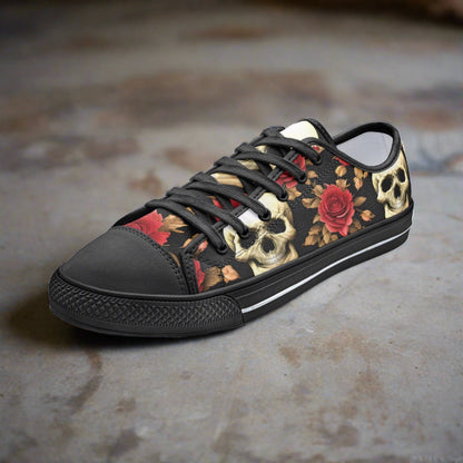Butterfly Rainbow Crimson Black Unique Bold Art - Freaky Shoes | Custom Art Sneakers