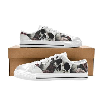MEN'S Rose Skulls Dark 7 Canvas Vibrant Chaos Shoes
