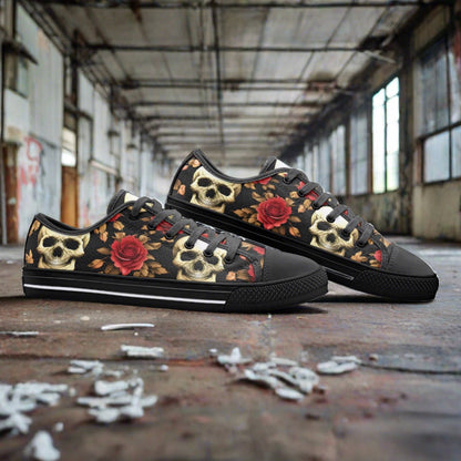 Cyberpunk Teal Gold Vivid Bold Art - Freaky Shoes | Custom Art Sneakers