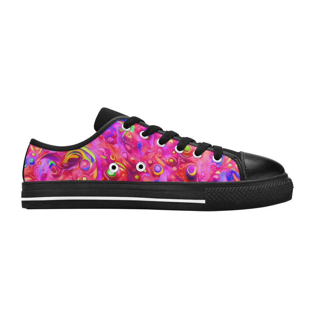 MEN'S Cc Acid Bath Art Canvas Grunge Sneakers