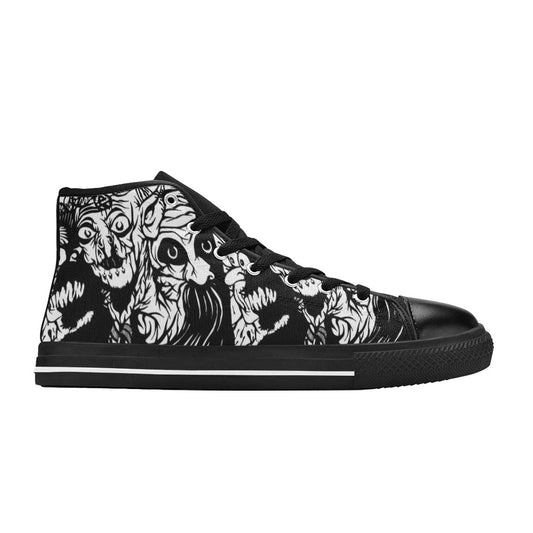 MEN'S Darkness Men’S High Top Canvas Vivid Shoes