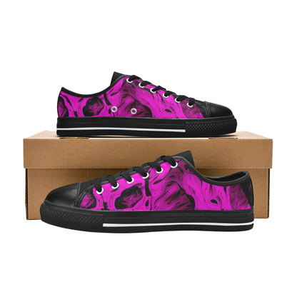 MEN'S Cc Horror Art 3 Canvas Neon Fantasy Shoes