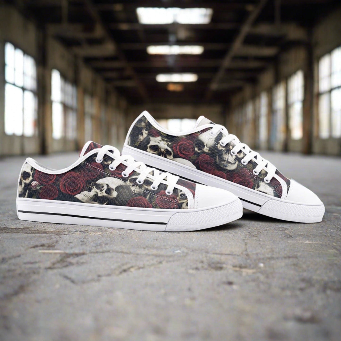 Butterfly Rainbow Red Gold Unique Bold Art - Freaky Shoes | Custom Art Sneakers