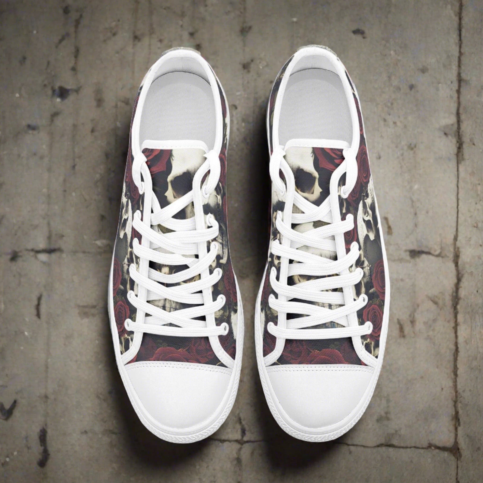 Butterfly Rainbow Red Gold Unique Bold Art - Freaky Shoes | Custom Art Sneakers