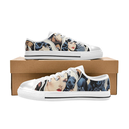 MEN'S Cc Retro Faces Canvas Neon Fantasy Sneakers