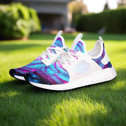 Celtic Blue Gold Wearable Bold Art - Freaky Shoes | Custom Art Sneakers
