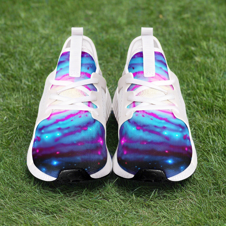 Monarch White Gold Unique Bold Art - Freaky Shoes | Custom Art Sneakers