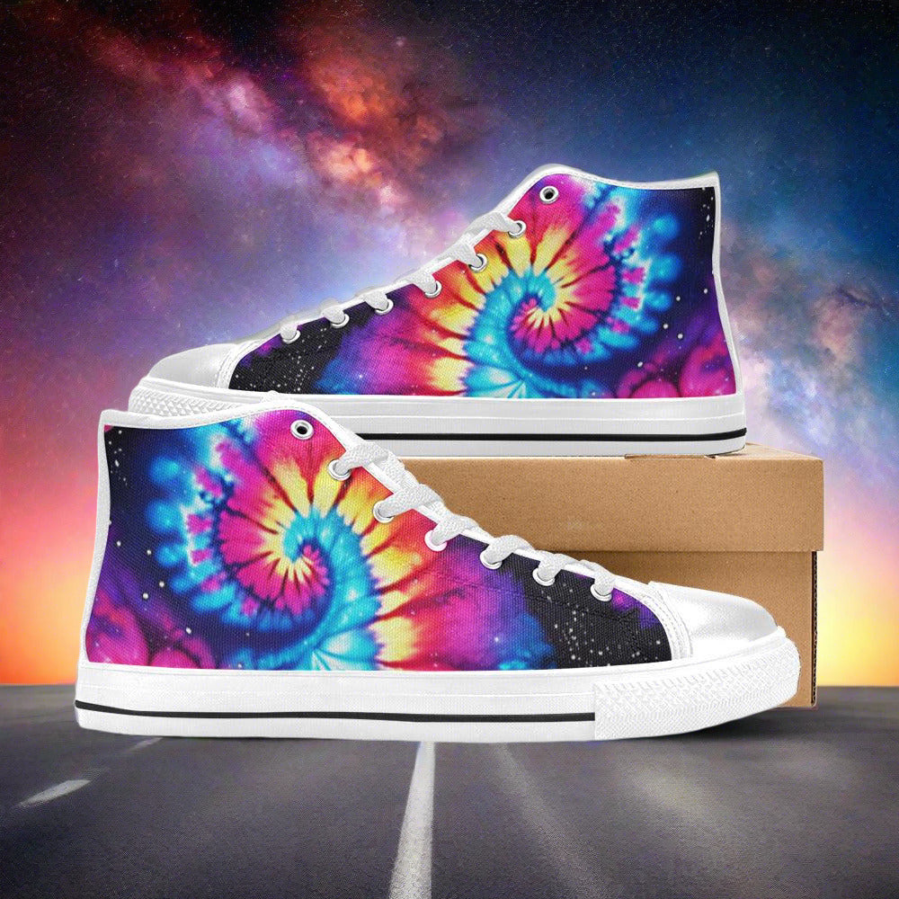Aurora Borealis Jewel Rich Unique WOMEN Bold Art - Freaky Shoes | Custom Art Sneakers