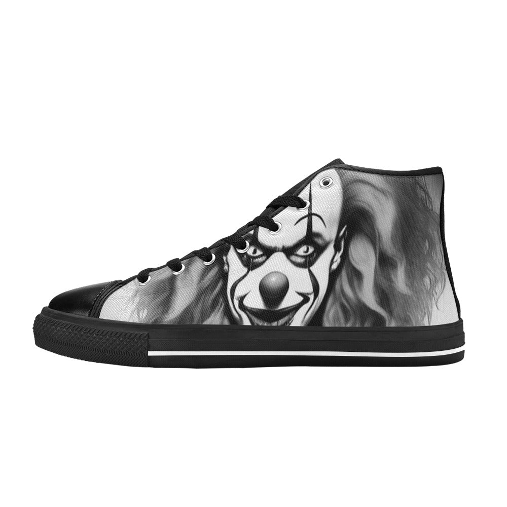 MEN'S Cc Evil Clown 2 High Top Canvas Dark Academia Shoes