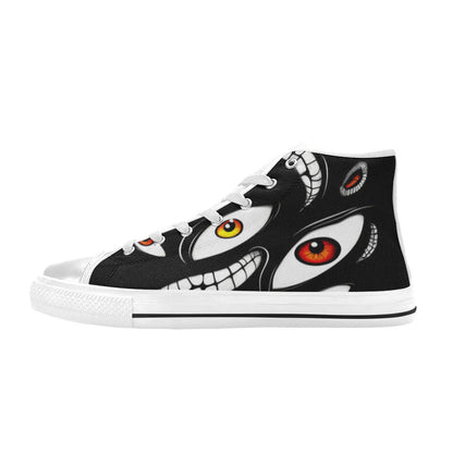 MEN'S Teeth Eyes Men’S High Top Canvas Cottagecore Shoes